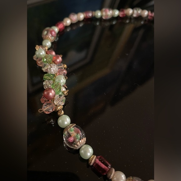 3 for $30 Artisan Beaded Cluster Necklace with Toggle Clasp - Picture 7 of 10